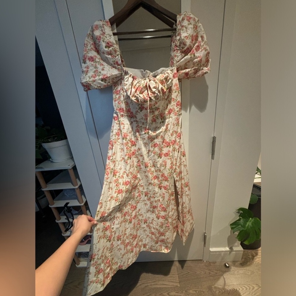 House of CB Tallulah Rose print dress in XL